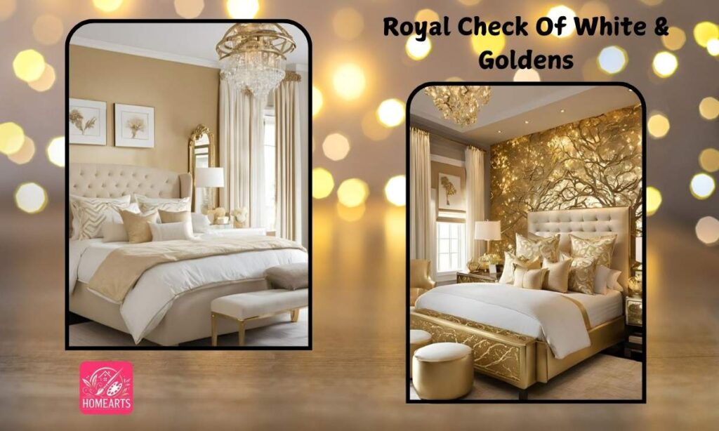 Royal Check Of White & Goldens